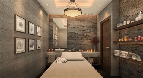 spa massage room  behance