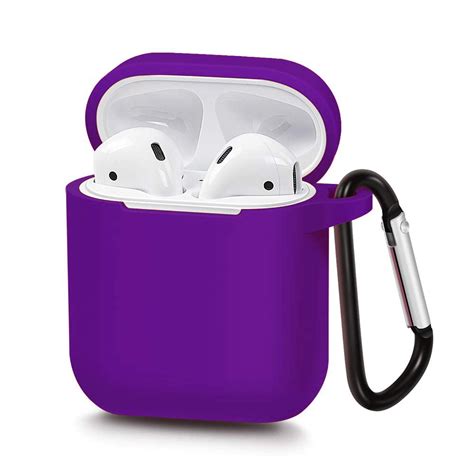 airpods silicone case cover protective skin  keychain  apple airpod charging case