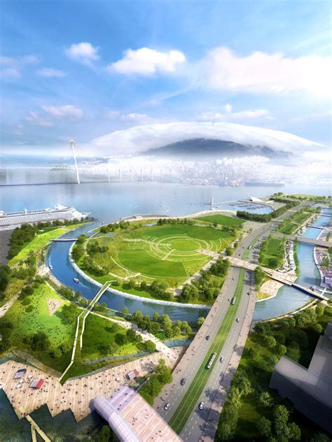 interactive pier waterfront park development  synwha consortium