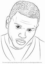 Chris Brown Drawing Draw Step Singers Cartoon Tutorials Learn Getdrawings People sketch template