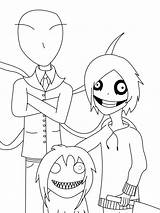 Creepypasta Lineart Coloring Pages Deviantart Killer Jeff Atm Olive Working Template sketch template