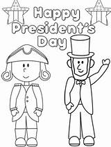 Presidents Coloring President Pages Printable Preschool Kindergarten Happy Lincoln Abraham Kids Clipart Print Color Crafts Drawing Activities Hat Printables Pre sketch template