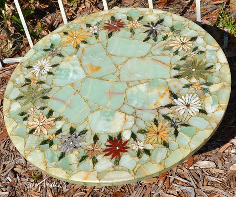 trinkets mosaic stone art