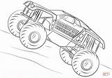 Monster Truck Coloring Pages Maximum Destruction Printable Color Print Styles Book sketch template