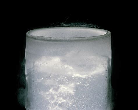 liquid nitrogen photograph  andrew mcclenaghanscience photo library