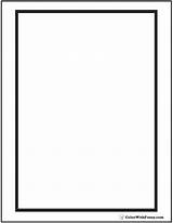 Rectangle Coloring Shape Template Pages Square Shapes Parallelogram Rectangular sketch template