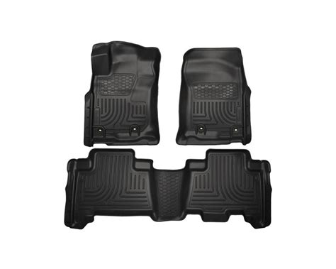 husky linershusky floor liners front  row   gxrunner footwell coverage