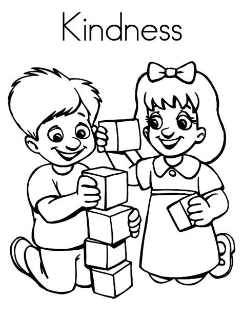 toddler coloring pages kindness preschool coloring pages friendship