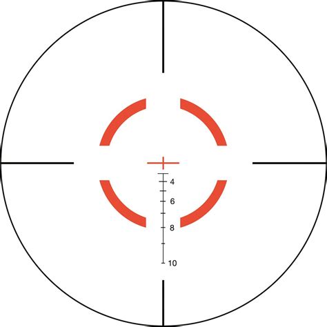 Trijicon Vcog 1 6x24mm Rifle Scope Red Segmented Circle Crosshair