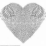 Pages Coloring Heart Adult Zentangle Choose Board sketch template