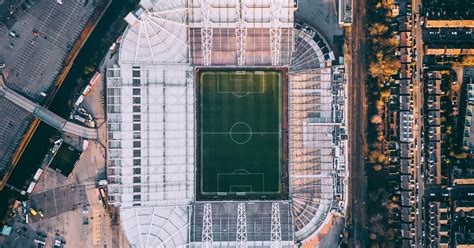 hd wallpaper football field stadium aerial view
