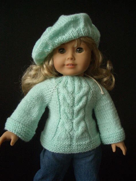 Beginner Level Knitting Pattern For American Girl 18 Inch Doll With