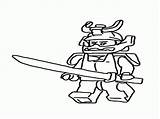 Library Ninjago Samurai sketch template