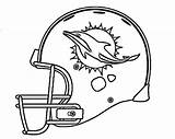 Coloring Pages Helmet Dolphins Miami Football Bills Nfl Bengals Logo Broncos Cincinnati Buffalo Dolphin Denver Print Eagles Bears Drawing Chicago sketch template