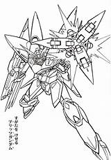 Gundam Transformers Kolorowanki Bestcoloringpagesforkids Dzieci Página sketch template
