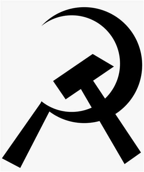open communist symbol black  white transparent png     nicepng