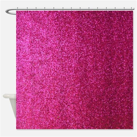 Hot Pink Shower Curtains Hot Pink Fabric Shower Curtain