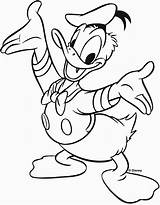 Duck Donald Coloring Pages Baby Cartoon Daisy Drawing Kids Funny Clipart Mickey Mouse Print Line Disney Pdf Various Color Getdrawings sketch template
