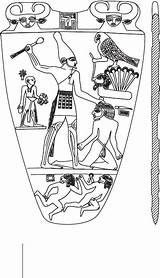 Visit Narmer Palette sketch template