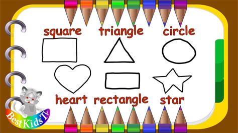 draw shapes step  step  colour shapes easy drawing