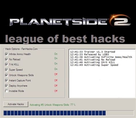 planetside  hack top games