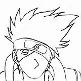 Kakashi Hatake Lineart Finrod Naruto Anime Deviantart Fan Manga sketch template
