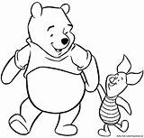Pooh Winnie Coloring Pages Pot Baby Bear Disney Tigger Printable Honey Print Cute Color Drawing Book Line Hunny Kids Piglet sketch template