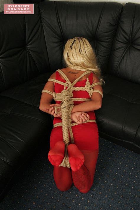 bibi boobs in heavy rope bondage porn