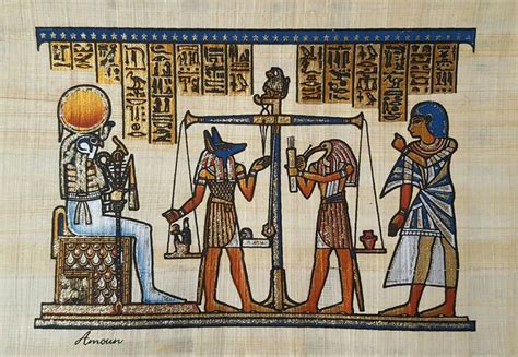 Afterlife Judgement Egyptian Art Egypt Art Ancient