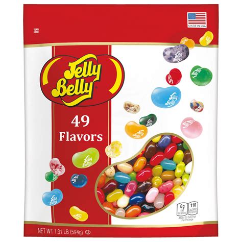 jelly belly 49 assorted flavors jelly beans bag 1 31 lb candy