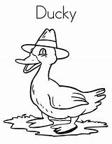 Quack Coloring Duck Pages Clipart Giggle Ducky Goose Kids Print Template Tracing Cliparts Pelican Twistynoodle Outline Login Noodle Built California sketch template