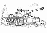 Panzer Ausmalbild Char Militaire Weltkrieg Vorlagen Educativeprintable sketch template