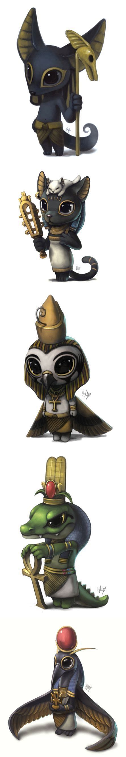 Pin By Ashleigh Cominelli On Chibi Egyptian Gods Art
