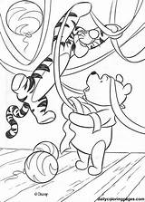 Winnie Pooh Pages Coloring Colouring Popular sketch template
