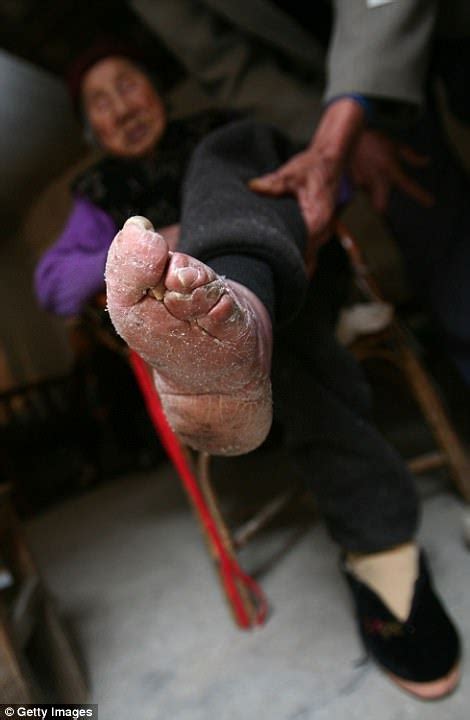 shocking pictures of china s bound feet women village daily mail online