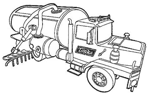 rollin rigs printable semi truck coloring pages print color craft
