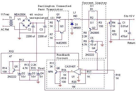 power supply circuit circuit diagram switched mode power supply