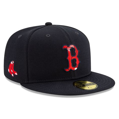 mens boston red sox  era navy  spring training fifty fitted hat
