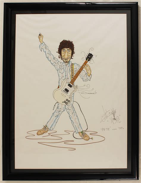 Lot Detail John Entwistle Original Signed Artwork Of The Who
