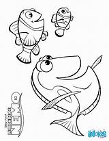 Coloring Dory Nemo sketch template