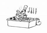 Cocinero Kok Koch Cuoco Cocineros Cuisinier Malvorlage Bucatar Colorat Infantiles Cocinera Imagui Ausmalbild Cristianas Kleurplaten Tekeningen Schoolplaten Schulbilder Educima Educolor sketch template