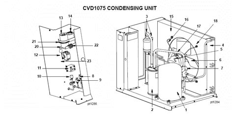 air conditioner condenser parts diagram icp ac unit parts model cagka sears