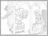 Coloring Catholic Annunciation Pages Icing Sunday Feast Saints Shepherd Lent Kindergarten Crafts Good School Blaise St sketch template