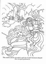 Lady Coloring Locks Lovely Book sketch template
