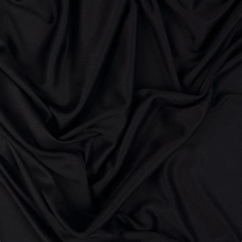 stretch lining jersey black bloomsbury square dressmaking fabric