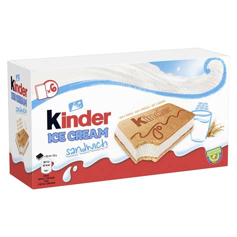 Παγωτό Sandwich Kinder 6x60ml E Fresh Gr