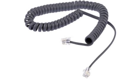 rs pro male rj  male rj telephone extension cable grey sheath  rs