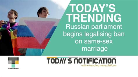 russian parliament begins legalising ban on same sex