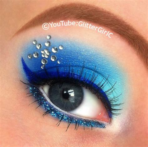 Queen Elsa Inspired Look Disney Eye Makeup Elsa Makeup Frozen Makeup