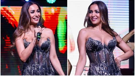 Malaika Arora In Sheer Off Shoulder Gown And Bold Makeup Dials Up The